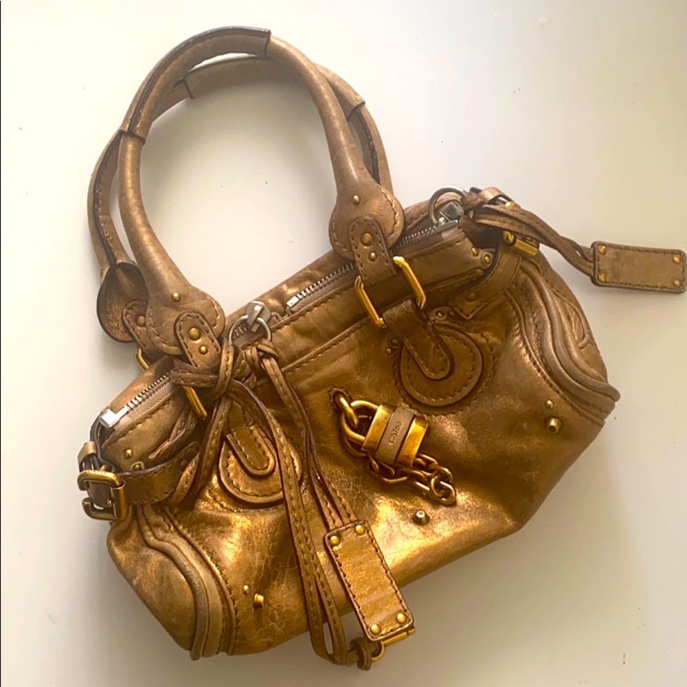 Gold Chloe Handbag
